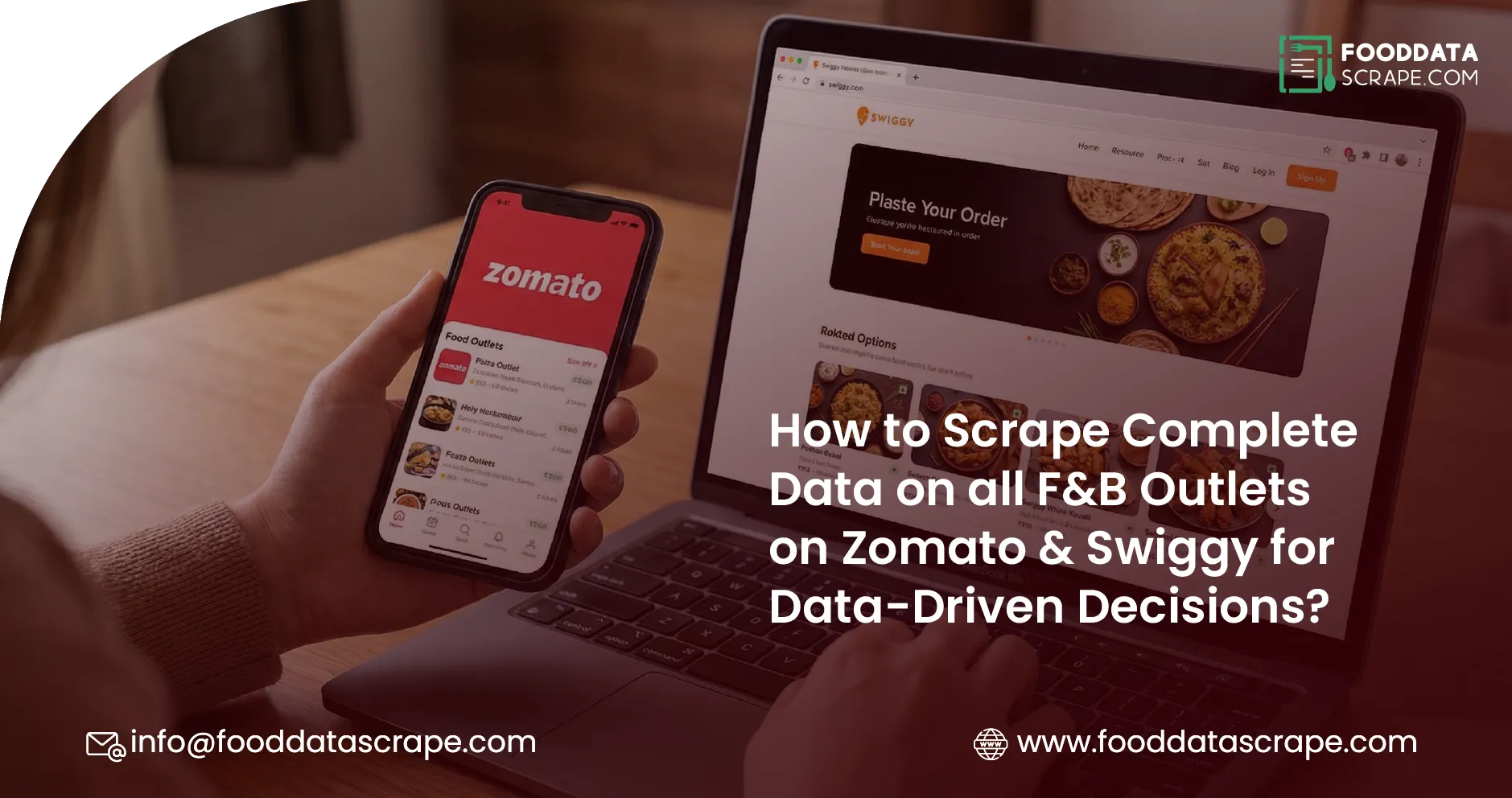 How to Scrape Complete Data on all F&B Outlets on Zomato & Swiggy for Data-Driven Decisions?